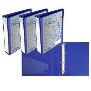 RACCOGLITORE KINGSHOW 25 A4 4D BLU 22X30CM PERSONALIZZABILE STARLINE COD. 1410210 BLEU