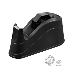 DISPENSER DA TAVOLO BIG C/PORTAPENNE NERO PER NASTRI 33/66MT STARLINE COD. 3121NE