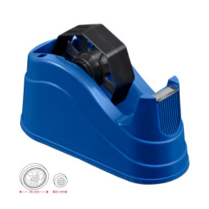 DISPENSER DA TAVOLO MEDIUM C/PORTAPENNE BLU PER NASTRI 33/66MT STARLINE COD. 3000BL