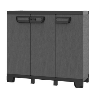 ARMADIO 3 ANTE CAB102B ARDESIA NERO TERRY COD. 1003204