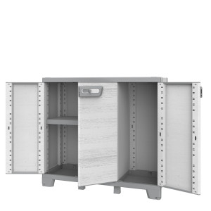 ARMADIO 3 ANTE CAB102B SEQUOIA GRIGIO TERRY COD. 1003208