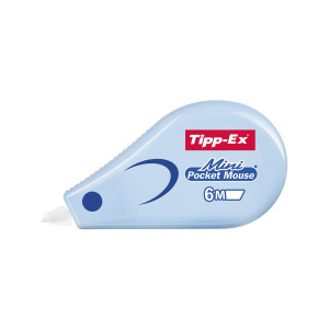 10 CORRETTORI MINI POCKET MOUSE PASTEL 5MM X 6MT COLORI ASSORTITI TIPP-EX COD. 302676