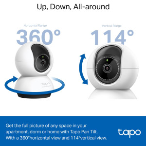 TELECAMERA DI SICUREZZA TAPO TC72 WI-FI DA INTERNO 2K TP-LINK COD. TC72
