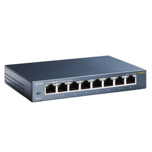 SWITCH 8 PORTE 10/100/1000MBPS DESKTOP TP-LINK COD. TL-SG108