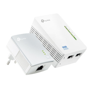 STARTER KIT POWERLINE AV600 + WI-FI N 300MBPS CON 2 PORTE FAST ETHERNET TP-LINK COD. TL-WPA4220 KIT
