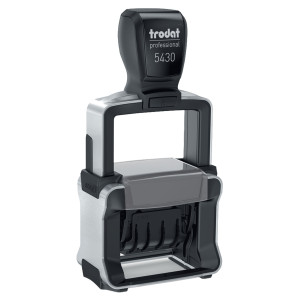 TIMBRO PROFESSIONAL 4.0 5430 DATARIO 3 TESTI + RICEVUTO/PAGATO/REGISTRATO AUTOIN COD. 131659