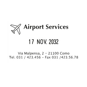 TIMBRO PROFESSIONAL 4.0 5460 DATARIO CARTUCCIA NON INCLUSA 56X33MM PERSONALIZ AU COD. 170340