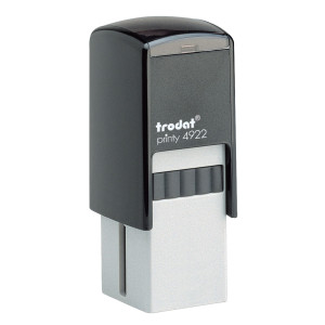 TIMBRO DI TESTO QUADRATO 4922 NERO 20X20MM 69666 TRODAT COD. 69666.