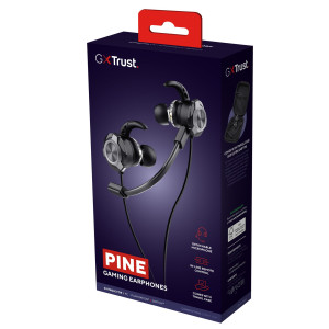 AURICOLARI MULTIPIATTAFORMA CON DOPPIO MICROFONO STACCABILE PINE-TRUST COD. 25598
