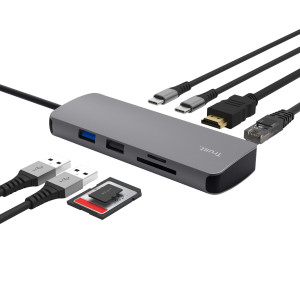 ADATTATORE MULTIPORTA 8-IN-1 - DALYX_TRUST COD. 25672