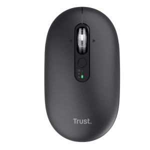 MOUSE SOTTILE MULTI -WIRELESS E HYPERSCROLL SERON NERO-TRUST COD. 26018