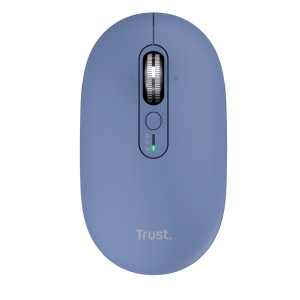 MOUSE SOTTILE MULTI-WIRELESS E HYPERSCROLL SERON BLU -TRUST COD. 26020