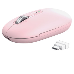MOUSE SOTTILE MULTI -WIRELESS E HYPERSCROLL SERON ROSA TRUST COD. 26206