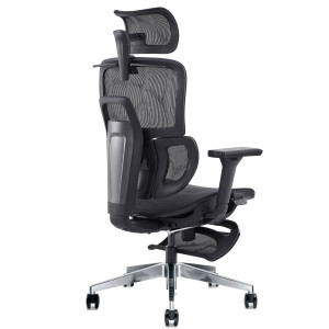SEDUTA ERGONOMICA C/BRACC GROOVE PRO GV1PG IN RETE AUTOPORTANTE NERO COD. GV1P/N