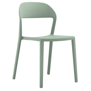 SEDUTA ATTESA MINA CON BRACCIOLI  IN PP VERDE COD. MIN/BR/VE CONFEZIONE DA 4