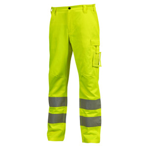 PANTALONI ALTA VISIBILITA' VEGA TG XL GIALLO FLUO U-POWER COD. WHL304YF-XL