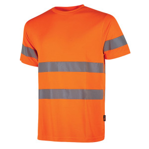 PACK 3 T-SHIRT ALTA VISIBILITA' MIZAR MANICA CORTA TG XL ARANCIO FLUO U-POWER COD. WHL307OF-XL
