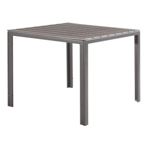 TAVOLO TENERIFE QUADRATO 78X78X74CM GRIGIO VERDELOOK COD. 2360/35