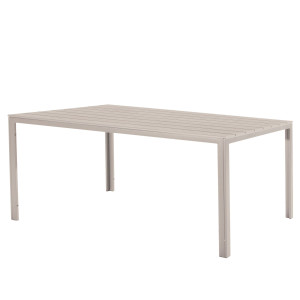 TAVOLO TENERIFE RETTANGOLARE 156X75X74CM BEIGE VERDELOOK COD. 2360/42