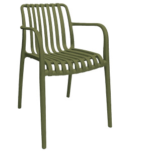 SEDIA NIVES IN PP VERDE VERDELOOK COD. 750/70