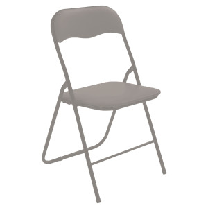 SEDIA SLIMMY PIEGHEVOLE IMBOTTITA TORTORA VERDELOOK COD. 779/33