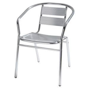 SEDIA ATTESA  IN ALLUMINIO 54X59X74CM VERDELOOK COD. 780/47
