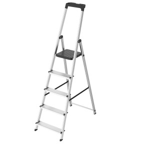 SCALA IN ALLUMINIO 5 GRADINI VERDELOOK COD. 908
