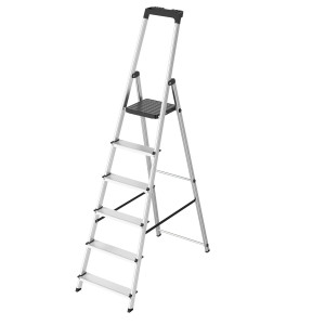 SCALA IN ALLUMINIO 6 GRADINI VERDELOOK COD. 908/1