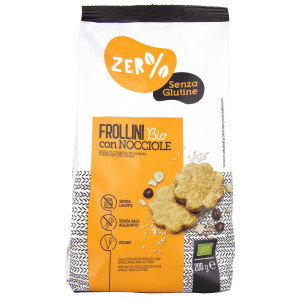 CONFEZIONE DA 200GR FROLLINI DI RISO CON NOCCIOLE ZERGLUTINE COD. 35798 CONFEZIONE DA 9