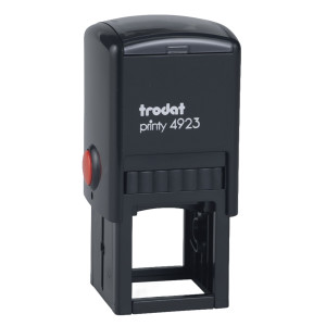 TIMBRO DI TESTO RETTANGOLARE/QUADRATO 4923 NERO 30X30MM 69846 TRODAT COD. 69846.
