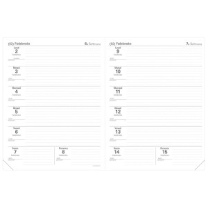AGENDA DEL PROFESSORE 21X27CM ROMA BLU GHIACCIO 2026 QUO VADIS COD. 626107Q