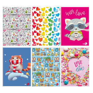MAXIQUADERNO A4 40FG+2 80GR 1RIGO BAMBINA BM COD. 0111751 CONFEZIONE DA 10