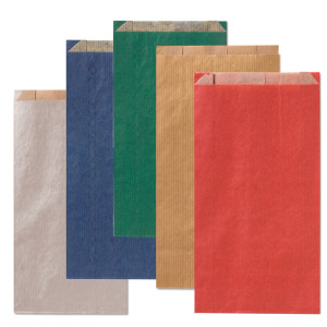 100 SACCHETTI A SOFFIETTO 8X16+2,5CM COLORI SCURI ASSORTITI REX SADOCH COD. MLCO2DAR