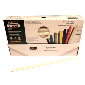 SCATOLA 30 DORSETTI 11MM BIANCO TRIANGOLARE COD. D111BI