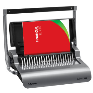 RILEGATRICE MANUALE QUASAR+ 500 A DORSO PLASTICO FELLOWES COD. 5627701