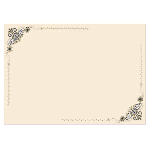 BLISTER 10 DIPLOMI A4 120GR FANTASIA 01 AVORIO SADOCH COD. PERGA4-01
