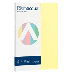 CARTA RISMACQUA SMALL A4 200GR 50FG MIX 5 COLORI FAVINI COD. A69X524