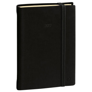 AGENDA SETTIMANALE AFFARI PRESTIGE ML 10X15CM SILK NERO 2022 QUO VADIS