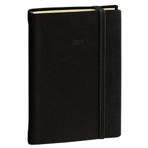 AGENDA GIORNALIERA DAILY 21 PRESTIGE 13X21CM SILK NERO 2023 QUO VADIS COD. 375012Q