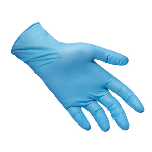 CONF 100 GUANTI IN NITRILE N69 TAGLIA M AZZURRI EXTRASTRONG REFLEXX COD. N69/M8)