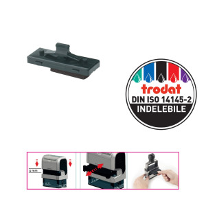 TAMPONCINO 6/5756 NERO TRODAT COD. 86627. CONFEZIONE DA 5